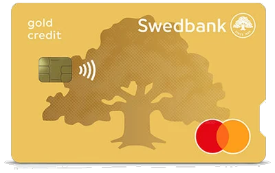 Swedbank Betal- och kreditkort MasterCard Guld